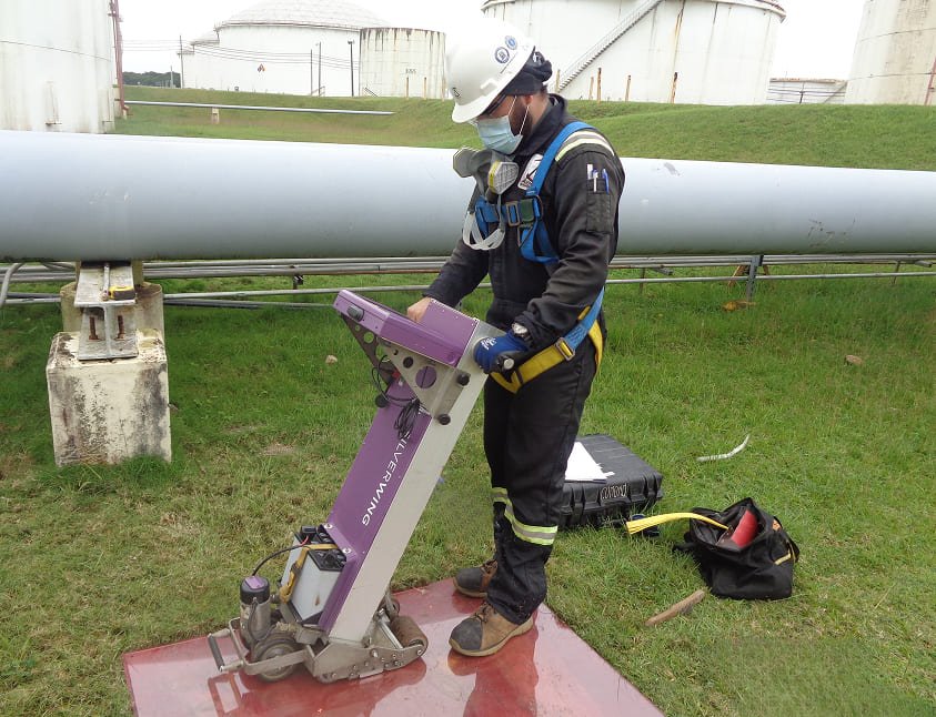 Inspección a una corrosión